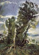 Lager poplars in civry Chaim Soutine